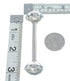 American Indian Navajo Genuine Sterling Silver Baby Rattle JX125145
